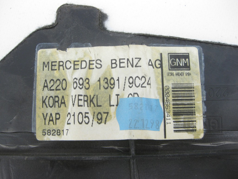 Mercedes-Benz  A2206931391 9C24 Обшивка багажника ліва антрацит S-Class W220 Одеса - фото 8