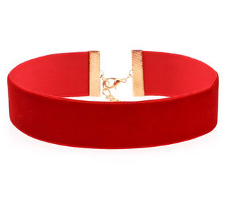 Чокер широкий красный Киев - изображение 1