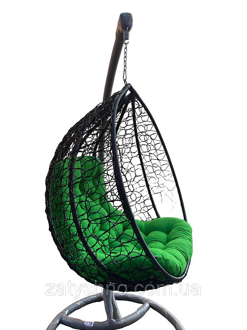 Садове крісло підвісне Кокон з подушкою Київ - фото 6