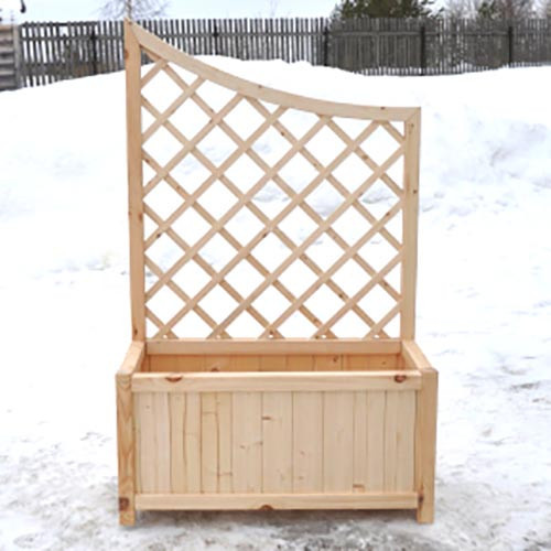 Кашпо со шпалерой 