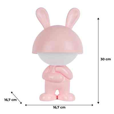 Нічник Kite Світильник LED з акумулятором Dreamy Bunny, рожевий (K25-315-1-2) Вінниця