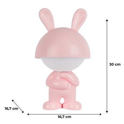 Ночник Kite Светильник LED с аккумулятором Dreamy Bunny, розовый (K25-315-1-2) Винница - изображение 6
