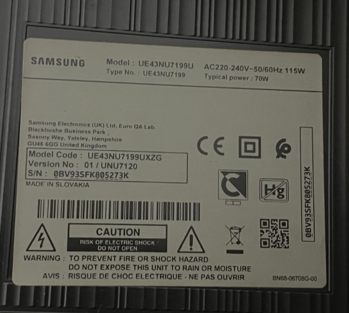 Телевізор Samsung 43 Харків - фото 1