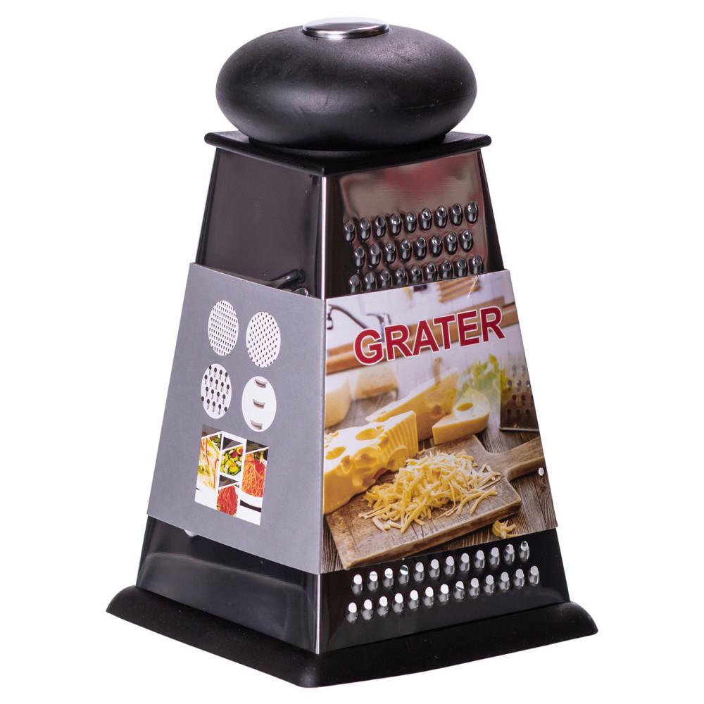 Чотиристороння ручна терка з нержавійки 12,5 см Київ - фото 6