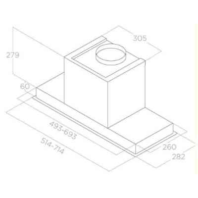 Вытяжка кухонная Elica INN 2.0 IX/A/52 Винница