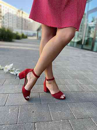 Nivelle Босоніжки жіночі NIVELLE 1468/6015-6033 червоні (літо, замша натуральна) (3702) Коломия