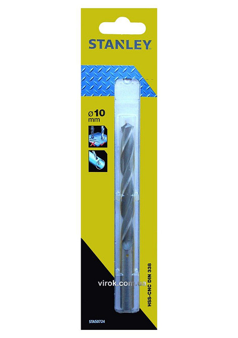 Свердло по металу STANLEY : HSS-CNC, Ø= 10 мм Одеса - фото 1