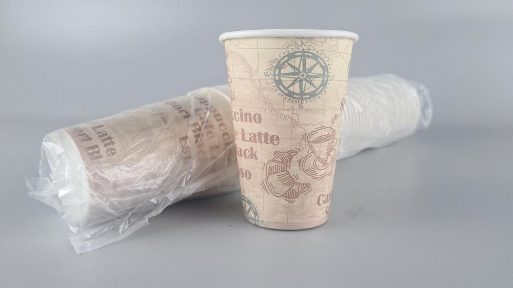 Склянки паперові одноразові 340 мл Юніта чашка/круасан h11 (50 шт.) Харків - фото 1