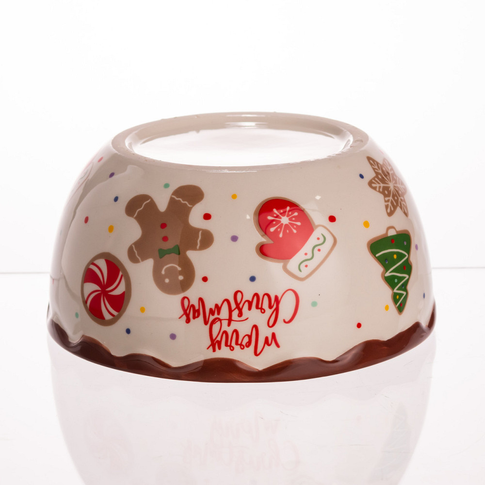 Новогодня фарфоровая тарілка Merry Christmas Ø15 см Київ - фото 1