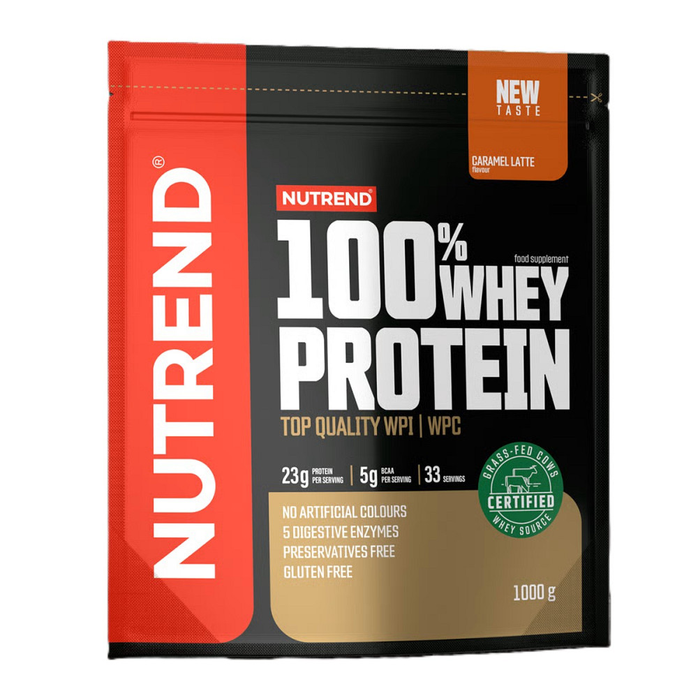 Протеїн Nutrend 100% Whey Protein 1000g (Caramel latte) Луцьк - фото 1