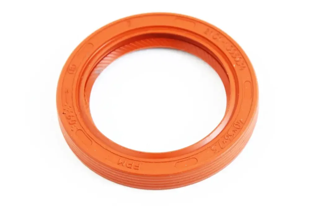 Сальник коленвала 2101 КРТ обрезиненный красный передний Винница - изображение 1