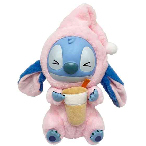 Дитяча м'яка іграшка-брелок "Стіч з ковпаком" STITCH(Pink) 26 см Вінниця