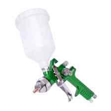 Пистолет покрасочный HVLP d-1.3 с верх. пласт. бачком 600мл, зеленый Мукачево