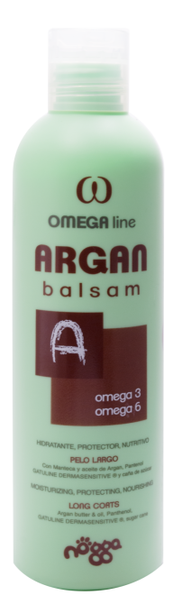 Nogga Omega Line Argan Зволожуючий бальзам з олією аргани для довгошерстих порід 500 мл Київ - фото 3