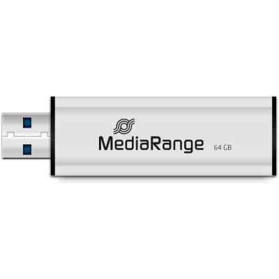 USB флеш накопичувач Mediarange 64GB Black/Silver USB 3.0 (MR917) Вінниця