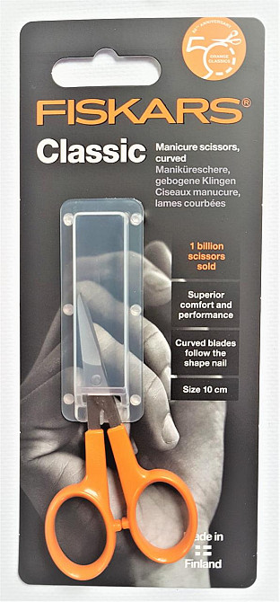 Маникюрные Ножницы изогнутые 10 см Fiskars 