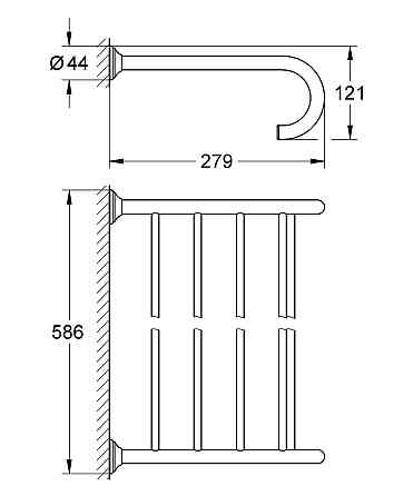 Полочка для полотенец Grohe Essentials Authentic (40660001) Киев