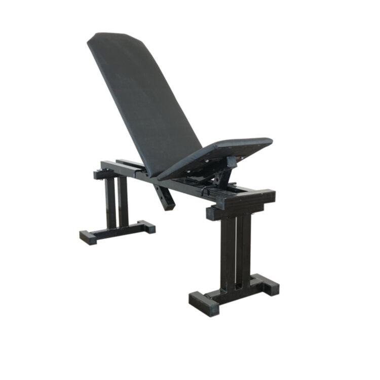 Лавка для жиму регульована 40 на 40 мм + Стійки зі страхувальними упорами 40 на 40 мм + бруси + штирі для блінів Київ - фото 4