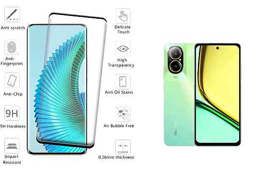 Захисне скло HyperGlass Pro для Realme C67 4G, Realme C67 5G – максимальна чутливість та захист Київ