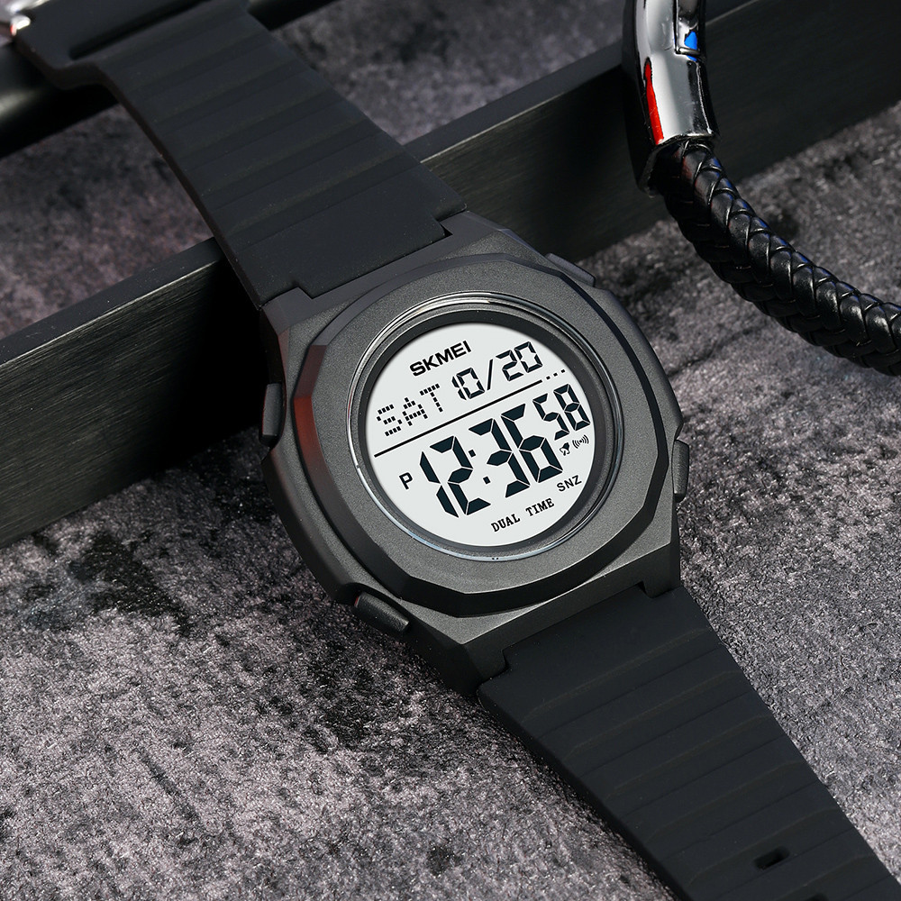 Skmei 2023BKWT Black-White SBR Київ - фото 4