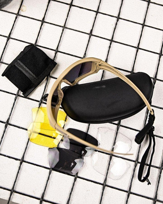 СОЛНЦЕЗАЩИТНЫЕ ОЧКИ ТАКТИЧЕСКИЕ   кайот    ПП7827 Одесса - изображение 8