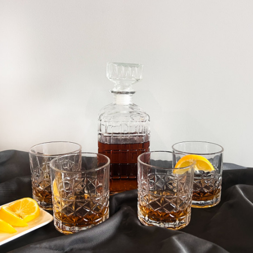 Набір для віскі 5 предметів (графін-1000мл + 4 склянки-320мл) 9099-5 S&T Житомир - изображение 4