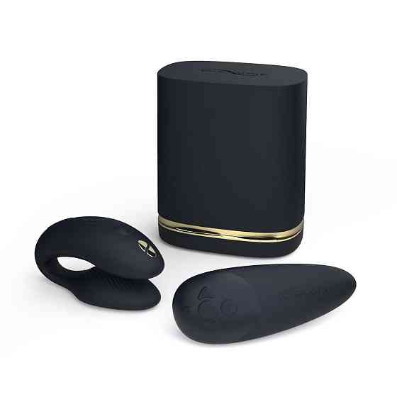 Премиальный подарочный набор Golden Moments: Womanizer Premium и We-Vibe Chorus Black Sex Aura Киев