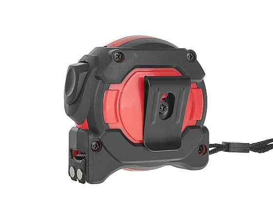 Рулетка нейлонова "Tvardy" двостороння з магнітом та автостопом 3 м/16 мм, КЛАС I Київ