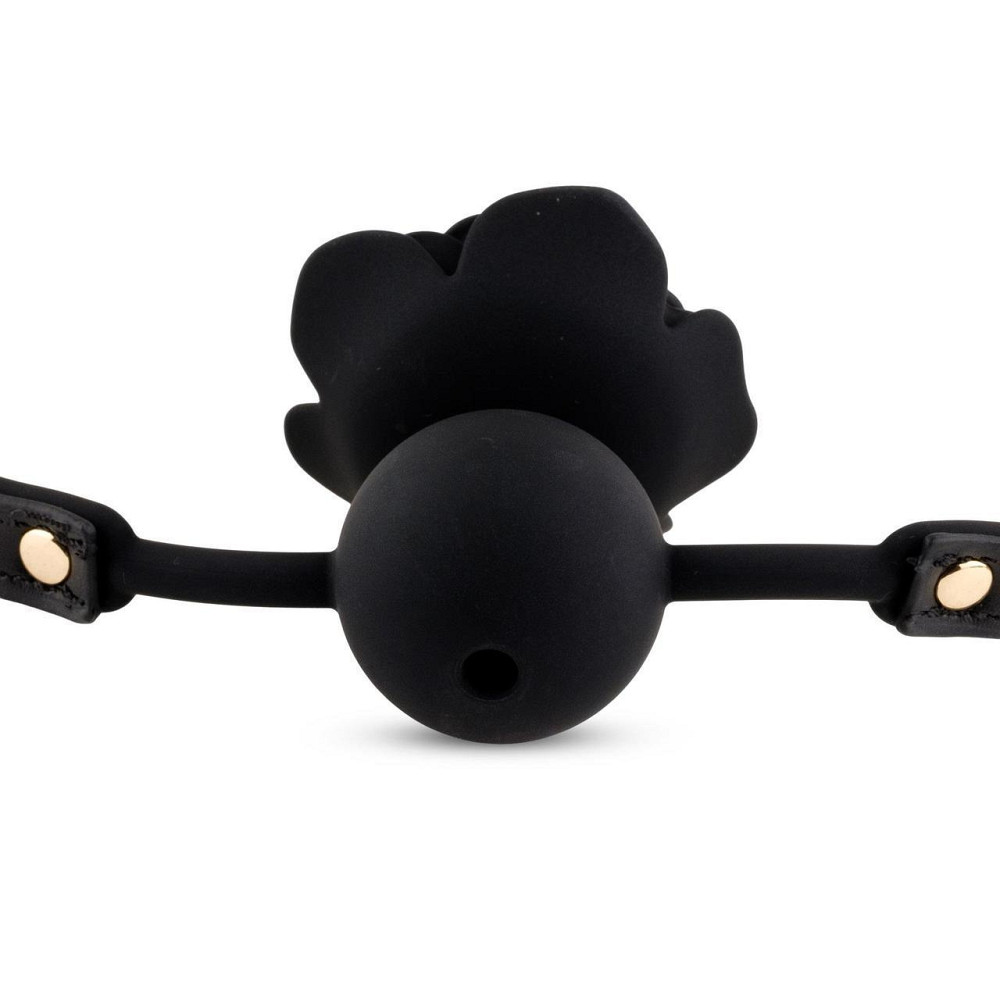 Кляп - Black Rose Ball Gag Sex Aura Київ - фото 6
