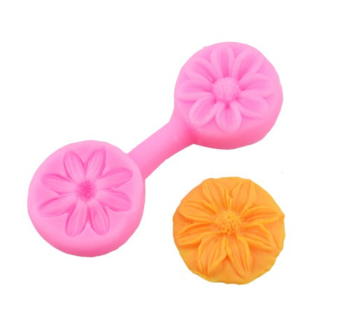 Молд силиконовый Цветочек 84 на 30 мм розовый Киев - изображение 3