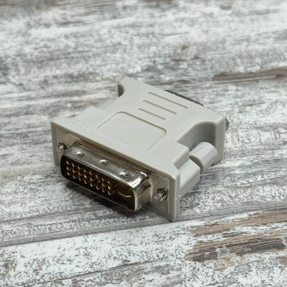 Адаптер DVI-I (24+5) – VGA, тато-мама, перехідник для підключення VGA монітора до DVI-I відеокарти Київ - фото 2