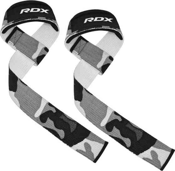 Лямки для тяги RDX W1 Gym Single Strap Camo Gray Plus Каменское