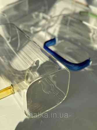 Кухоль чашка Olens "Чайний майстер" 350 мл 8030-279 прозора жовта ручка Київ