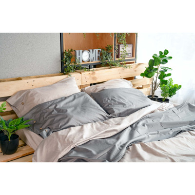 Простирадло Ardesto на резинці Mix&amp;Match сатин 180х200+30 см айворі (ART1820FSC) Вінниця - фото 2