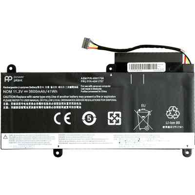 Акумулятор до ноутбука Lenovo ThinkPad E450 (45N1754) 11.3V 3600mAh PowerPlant (NB480784) Вінниця