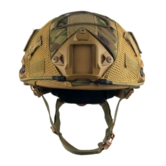 Защитный кевларовый шлем Fast Helmet NIJ IIIA (Койот) + Кавер (Мультикам) XL Винница