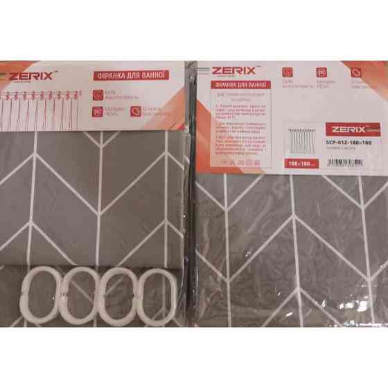 Шторка для ванної Zerix SCP-012-180x180 з PEVA    ( 19558 ) Харьков