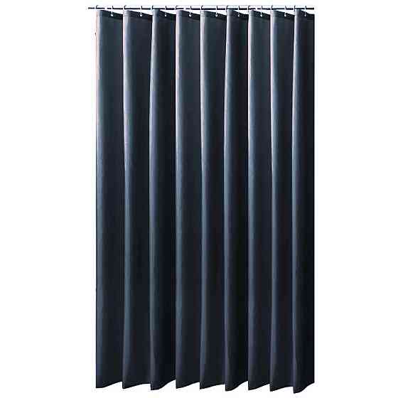 Шторка для ванной Bathlux 180 x 180 люкс качество, водонепроницаемая темно Голубой Каменец-Подольский