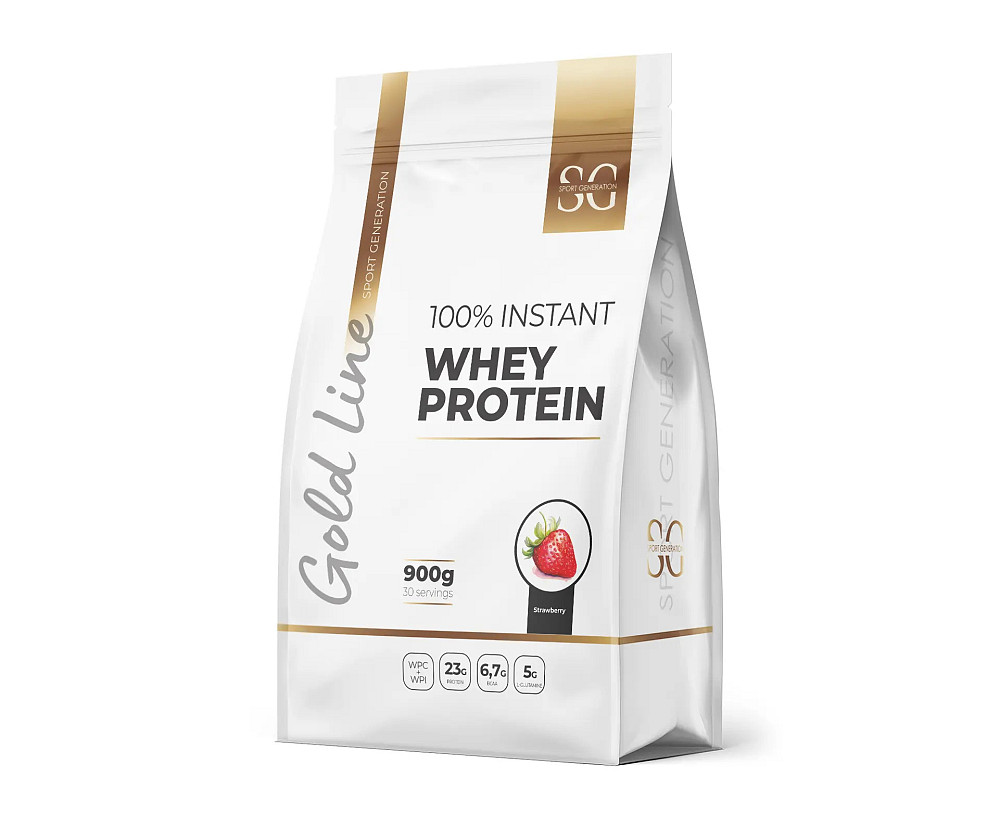Протеїн Sport Generation Gold Premium 100% Instant Whey Protein 900 г, Strawberry Луцьк - фото 1