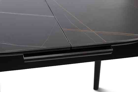 Стіл Тітан 110/140*75, чорний/керам чорна Київ