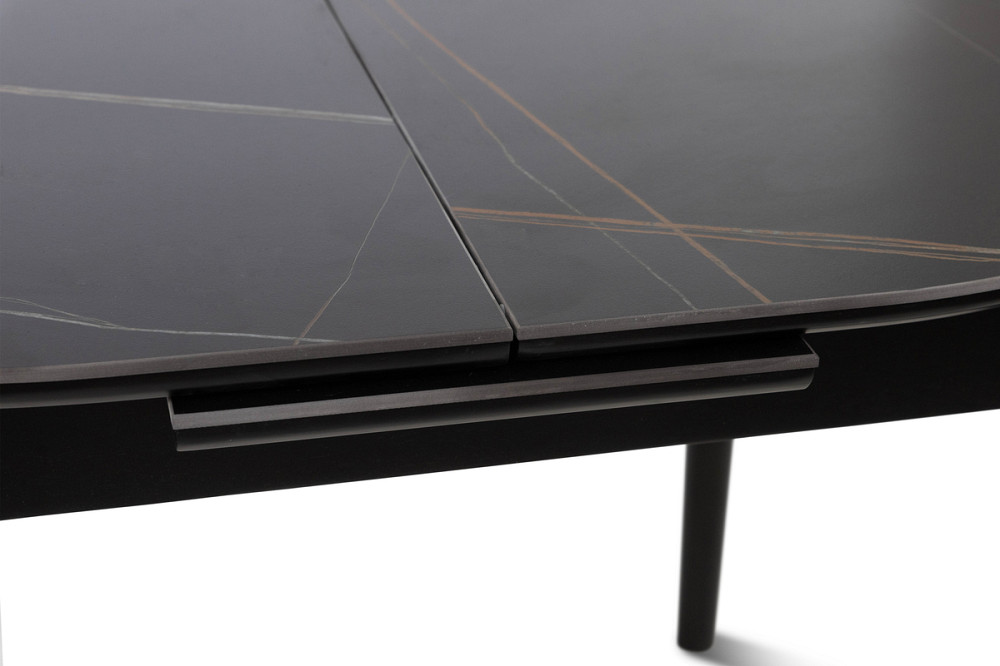 Стіл Тітан 110/140*75, чорний/керам чорна Київ - фото 6