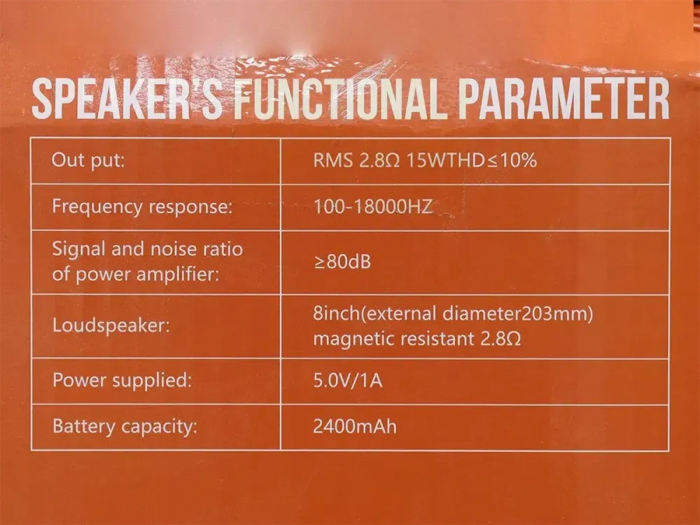 Музична портативна Bluetooth колонка S3 15Вт, 80дБ, з підтримкою USB, AUX-входу та потужним звуком Одеса - фото 4