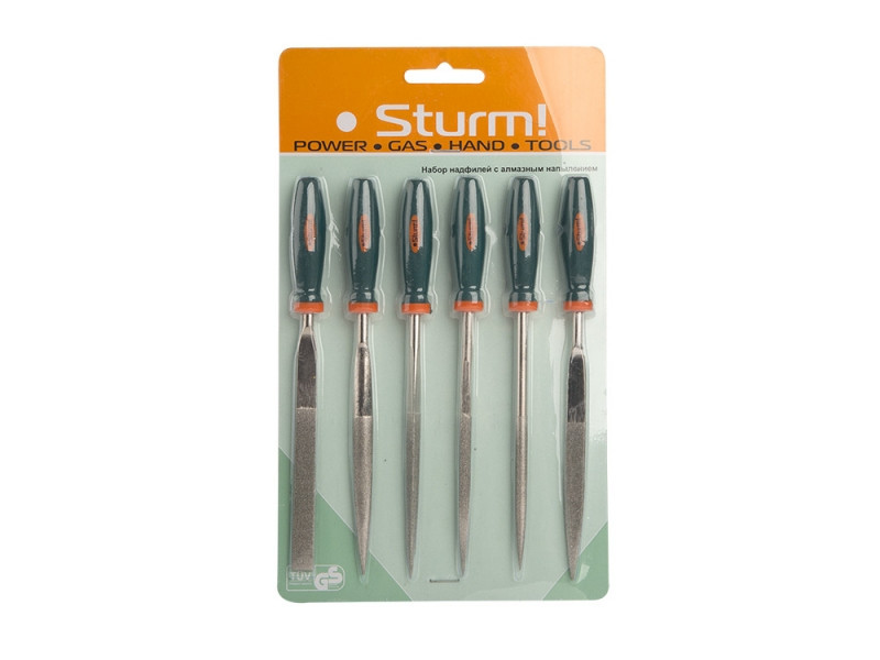 Набор надфилей алмазных Sturm 5шт. 1051-01-SSD (читать описание) Ровно - изображение 3