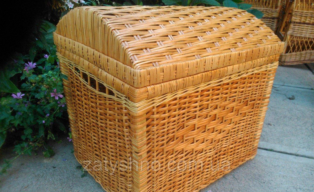 Маленька плетена скриня з лози Київ - фото 2