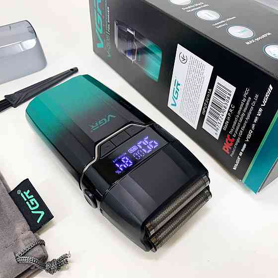 Портативная мужская бритва на аккумуляторе VGR V-308, Электробритва шейвер, Электробритва для мужчин ES-98 Львов