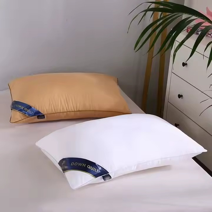 Подушка гипоаллергенная Hilton 74×48 см белая. Гостиничное качество для дома и гостиниц, 800 г,100% полиэстер Каменец-Подольский - изображение 4