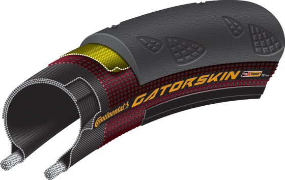 Покрышка Continental Gatorskin -28" | 700 x 25C, черная, не складная skin Киев