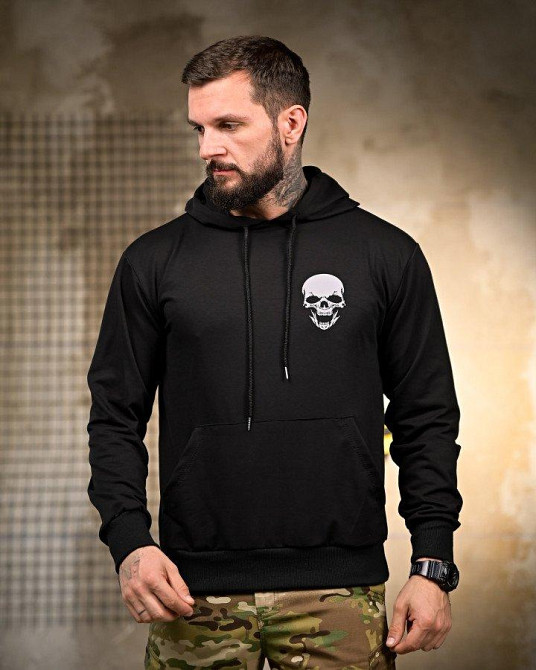 Милитари Худи Донецька область black РП7406 Одеса - фото 2