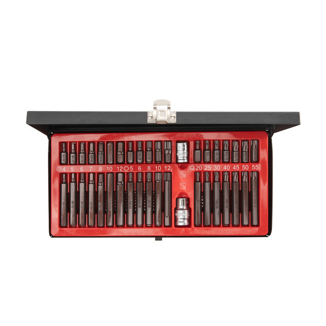 Набір зірок і шестигранників STORM, S2, 40 од. (TORX, HEX, SPLINE) INTERTOOL ET-8041 Київ - фото 12