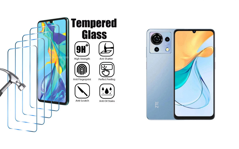 Захисне скло ArmorGlass для ZTE Blade V50 Vita – стійке до подряпин та ударів Київ - фото 1